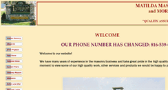 Desktop Screenshot of matildamasonry.com